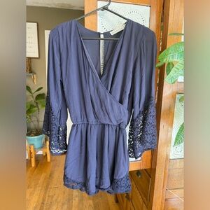 Abercrombie & Fitch Navy Romper